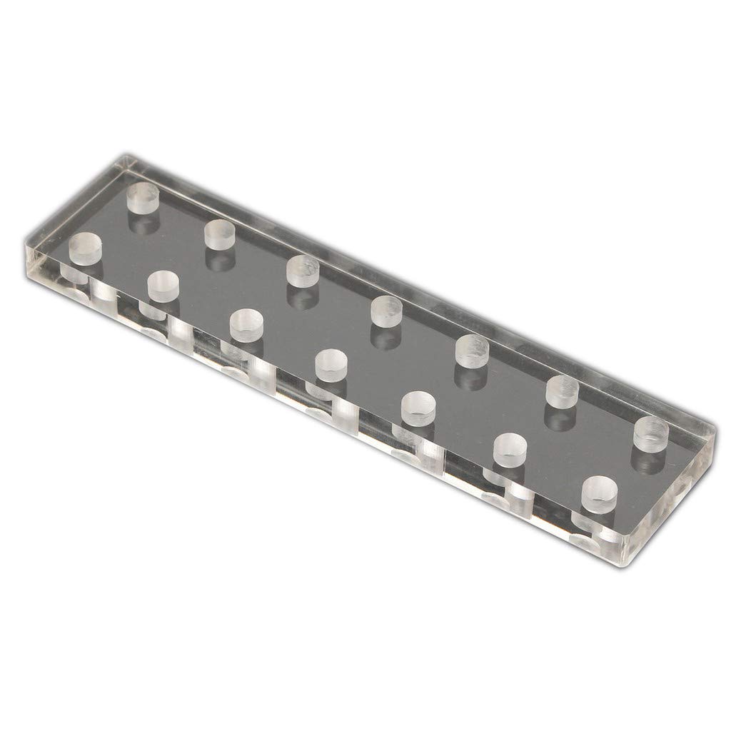 ITT Tattoo Tip Holder Stand For 14 Tips Heavy Quality Transparent Tip Stand For Tattoo Artist's-image-10