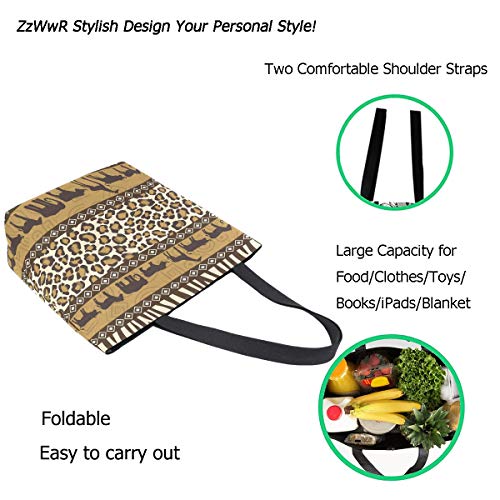 Stylish Print Extra Large Shoulder Tote Bag for Beach Travel Weekender Gym Grocery Shopping2