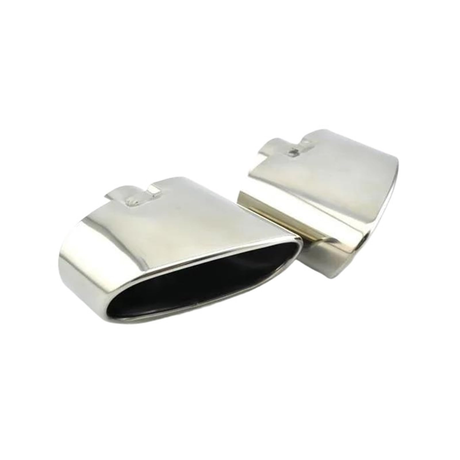 1 Par Silenciadores Tubo Escape Doble Cromado Acero Inoxidable Para X5 E70 2000-2010 2011 2012 2013 2014 2015 2016