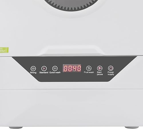 Miniatura 5 de Lavavajillas portátil para encimera con tanque de agua integrado de 6 L, 4 programas de lavado, lavado completo de 360, lavavajillas compacto para