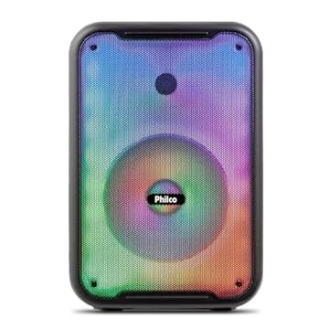 Caixa de Som Amplificada Philco Flash Lights 250W PCX3800 Bivolt