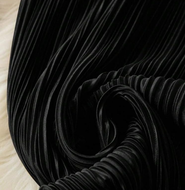 Women's Pleated Casual Pants Loose Wide Leg Straight Leg Elegant Drape Pants - Image 5