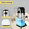 3 in 1 Carpet Cleaning Machine, Wet Dry Vacuum Cleaner with 2 Independent Water Tanks for Carpet, Floor, Sofa, and Curtain, Powerful Cleaning 40L