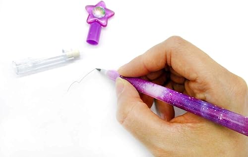 Miniatura 4 de Tiny Mills - 24 lápices apilables de múltiples puntos con borrador para el espacio exterior, galaxia, fiesta de cumpleaños, premio, carnaval, bolsa