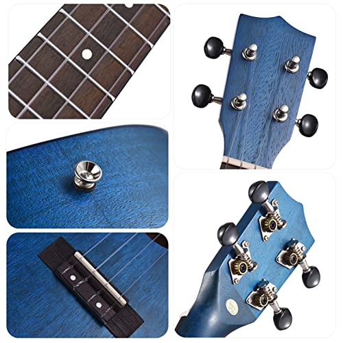 Btuty Ukulélé 23 pouces Placage Soprano Uke 4 cordes Hawaii Guitare Acajou Côté Dos Palissandre Touche avec Sac de… - Les Beatles, Paul McCartney, John Lennon, RIngo Starr, George Harrison Btuty Ukulélé 23 pouces Placage Soprano Uke 4 cordes Hawaii Guitare Acajou Côté Dos Palissandre Touche avec Sac de… – Image 6