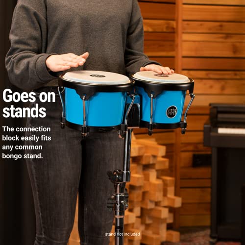 Meinl Percussion Bongos Hand Drum Set 6.5" And 7.5" With Synthetic Shells And Tuning Key — Not Made In China — Journey Series, 2-Year Warranty (Hb50Gb) #TOP4