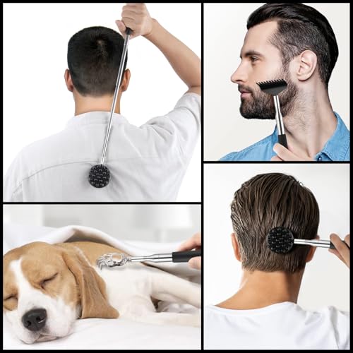 TUKUOS-Telescoping-Back-Scratcher-with-4Pcs-Detachable-Scratching-Heads-Gifts-for-Men-Back-Scratcher-for-MenDadWomen TUKUOS Telescoping Back Scratcher with 4Pcs Detachable Scratching Heads Gifts for Men Back Scratcher for MenDadWomen