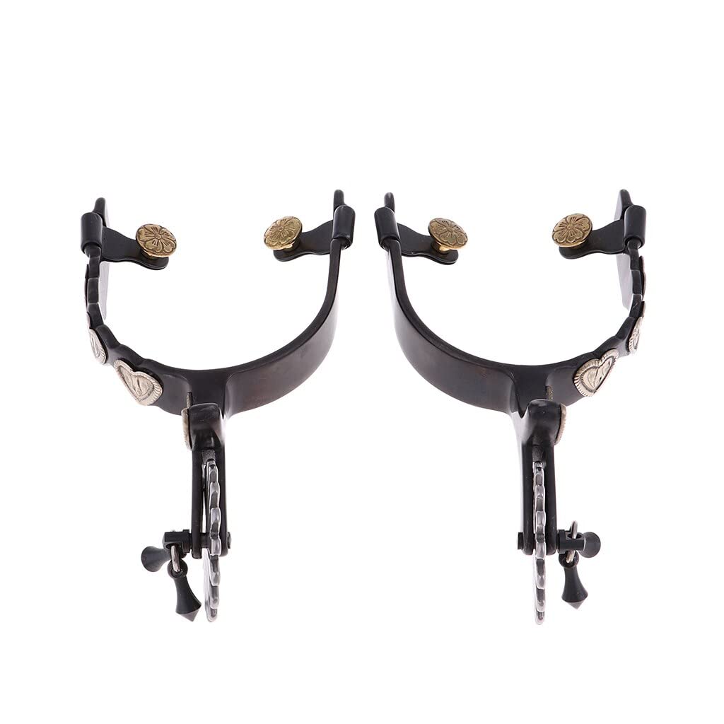 Espuelas ecuestres caballo espolones equitación equipo 16.5x9x5cm