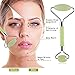 Jade Roller For Face Anti Aging Massage Roller With Gua Sha Scraping Natural Jade Massage Tool Set For Slimming Healing Rejuvenation & Beauty Ifresh Upgrade Jade Roller(Jade Roller+Gua Sha Scraper)