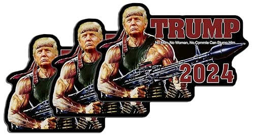 Amazon.com: Rambo Trump Sticker/Decal Trump 2024 : Handmade Products