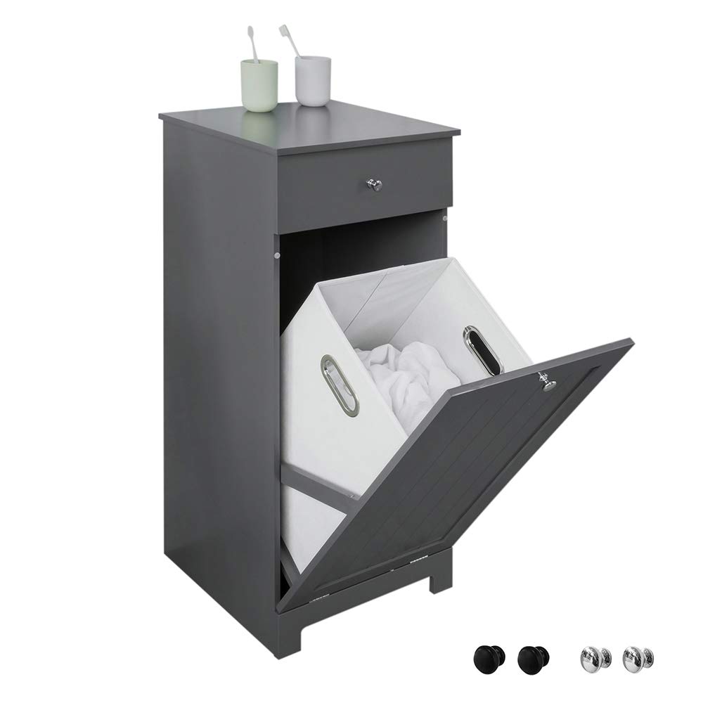 Buy Haotian BZR21DG, Grey TiltOut Laundry Sorter Bathroom
