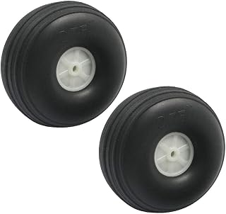 New Lon0167 2pcs RC Featured Airplane Aircraft Landing reliable efficacy Rubber Tire Wheel D70mm H22mm d4mm(id:ab3 4f 3b 1b7)