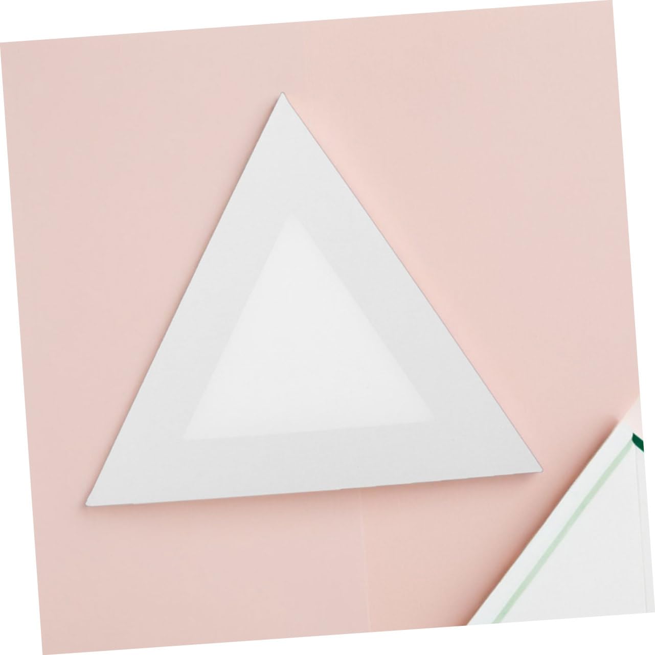 Sewroro 2pièces Lot de Toiles Tendues sur Châssis Triangulaire Panneau Prêt à Emploi pour Peinture à Huile et Acrylique Matériel Artiste et Décoration Intérieure