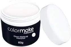 Clown Makeup Profissional 60G, Colormake, Branco