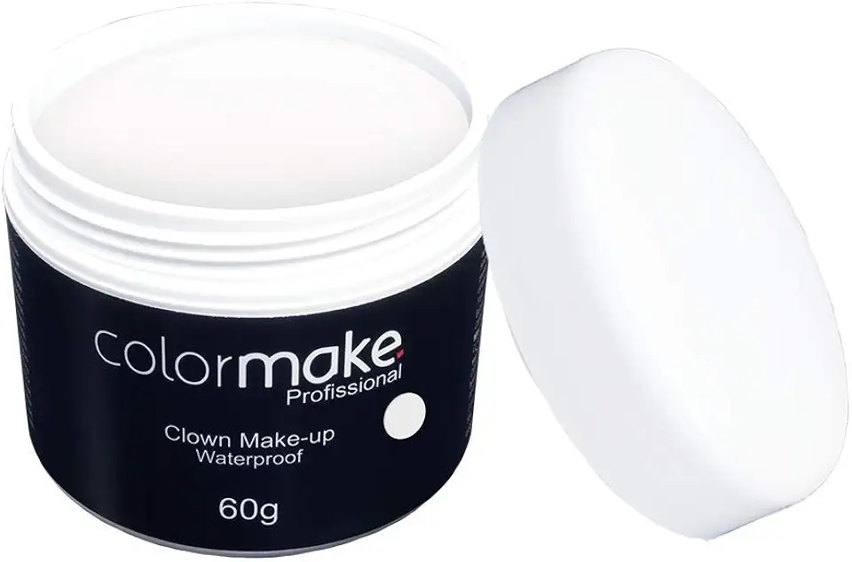 Colormake Clown Makeup Profissional 60G Branco