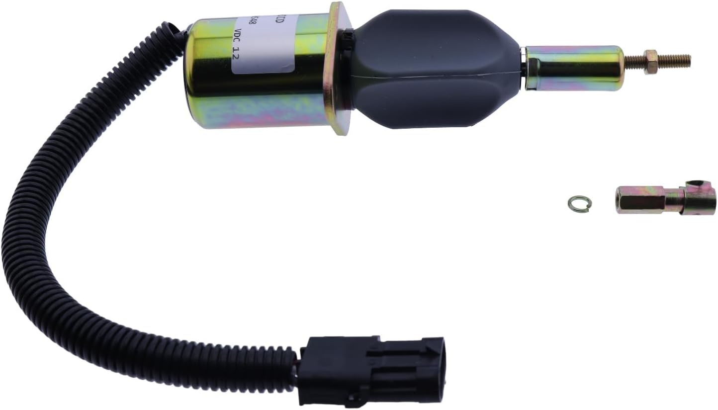 ZTUOAUMA Fuel Shutoff Solenoid J928160 Compatible with Case IH 7110 7120 7130 7140 7150 7210 7220 7230 7240 7250 9310 9330 Tractors