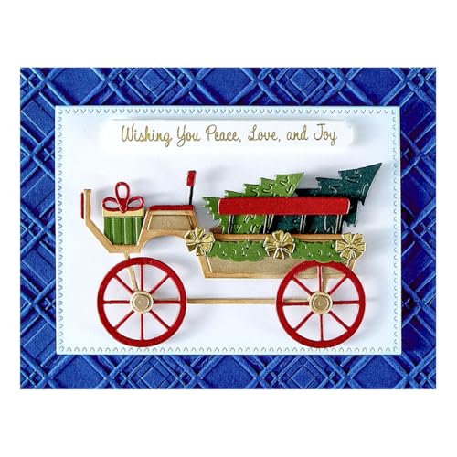 Troqueles y placa de prensa para regalos de invierno 3