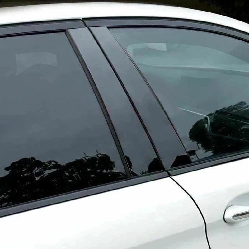 に適合する X3 G01 2018-2021 8個 ピラーポスト ウィンドウトリムカバー BC コラムステッカー ウィンドウピラーポ