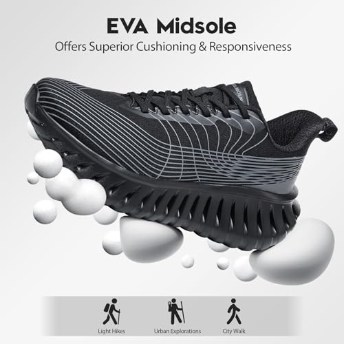 GSLMOLN Walking Shoes for Men Casual Shoes Breathable Lightweight Walking Sneakers for Workouts & Gym Cushioned Flexible Mens Shoes Training Fashion Sneakers3