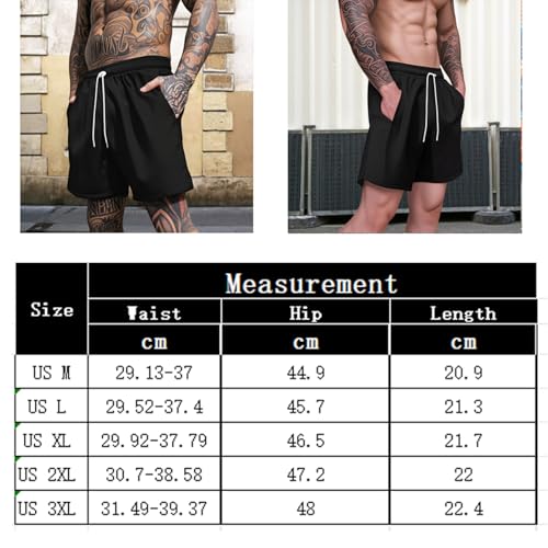 Mens Casual Workout Shorts Mesh Basketball Shorts with Pockets for Running Tennis Activewear4