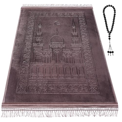 Z&Z living Space Soft Padded Prayer Mat – Extra Thick Comfort Rug for Home, Travel, Meditation, and Kneeling Support