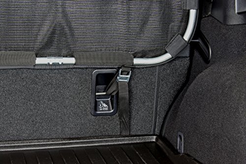 Bushwhacker Cargo Area Dog Barrier for CUV & Mid-Sized SUV 46" Wide Hatchback Pet Divider Crossover Vehicle Car Net Mesh Travel Back Seat Barricade Partition Gate Restraint Fence Trunk Shield - Image 5