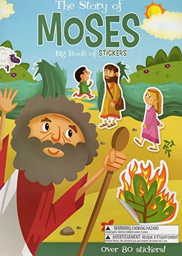 Big Book of Stickers - The Story of Moses - Activity Book Includes Over 80 Stickers