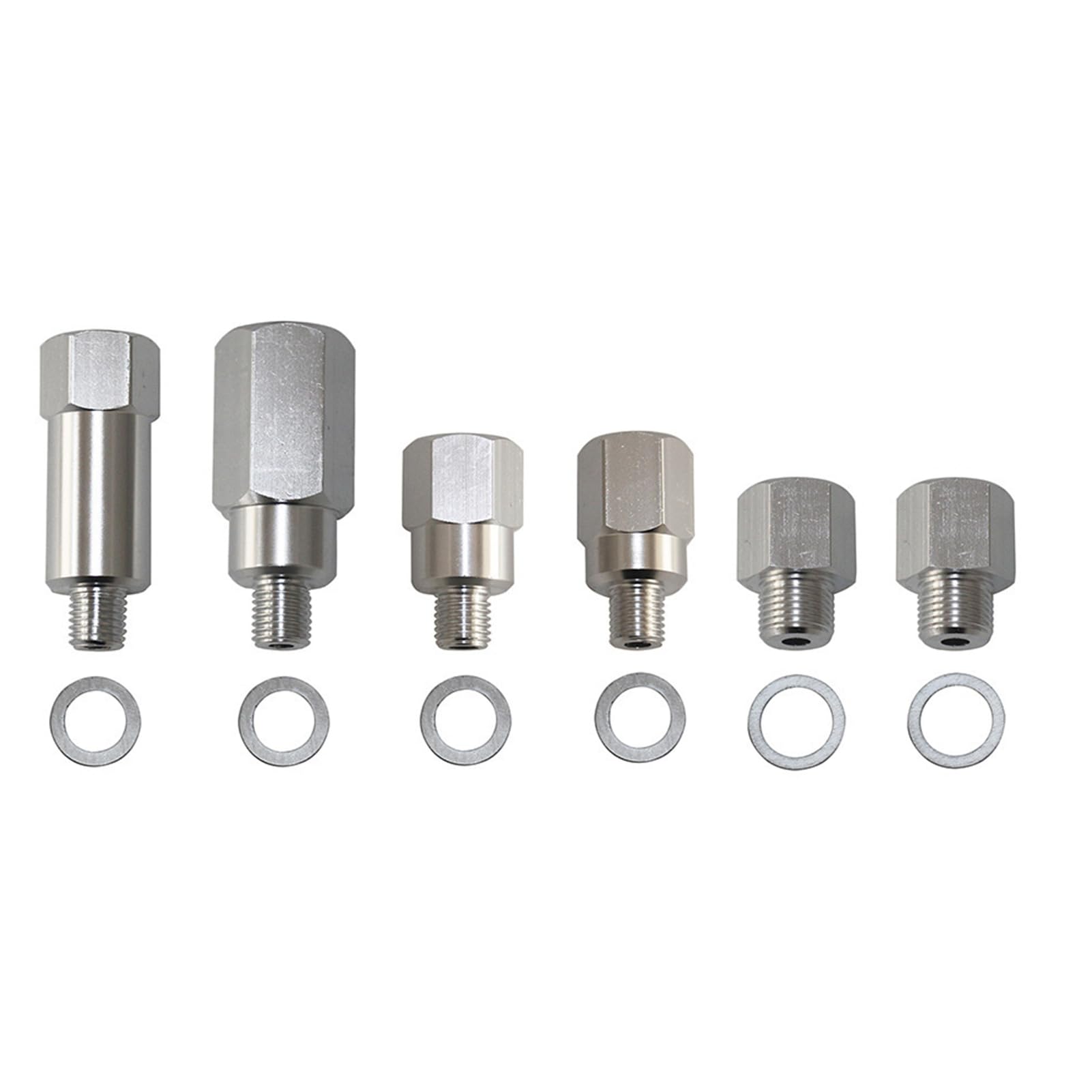 NANZU Engine Oil, 6pcs LS Master Adapter Set Engine Oil & Coolant Sensor 1/8 3/8 1/2 NPT LS1 LS3 Replacement for Chevy Small Block Big Block LS2 LQ4 LQ9 LS6 L92 L99 L33 LR4 551156