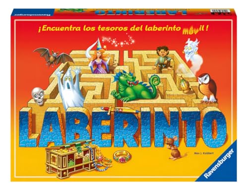 Ravensburger Juego De Mesa Labyrinto Laberinto Edición Clásica Renovada, con Piezas Móviles y Cartas Misteriosas, para Niños y Familias
