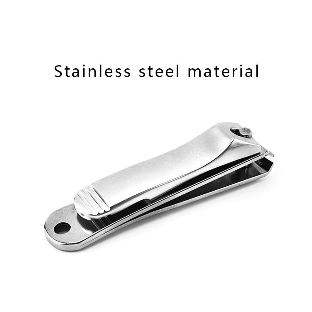 Nagelknipser, Nagelknipser for Erwachsene/Nagelknipser aus Edelstahl, Schwarz, 7,5 cm, Nagelknipser aus Edelstahl