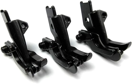 3 Sets Walking Foot with Left Edge Guide for Singer 211U 211W Juki Lu- 562 563 Consew 206Rb 225 Highlead #S585 1/8 3/16 1/4