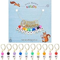 NBEADS 40 stuks sternummer steekmarkeringen, acryl bedels, legering haaksteekmarkeerder, verwijderbare hefboomhaak, vergrendelende steekmarkering voor breien, weven, naaien, sieraden maken NBEADS 40 stuks sternummer steekmarkeringen, acryl bedels, legering haaksteekmarkeerder, verwijderbare hefboomhaak, vergrendelende steekmarkering voor breien, weven, naaien, sieraden maken