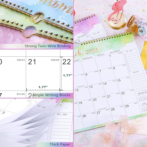 2026 Calendar - 2026 Wall Calendar, 15" x 11.5", January 2026 - December 2026, Wall Calendar with Twin-Wire Binding, Large Blocks and Julian Dates, Perfect Organizer for Home & Office - Image 5