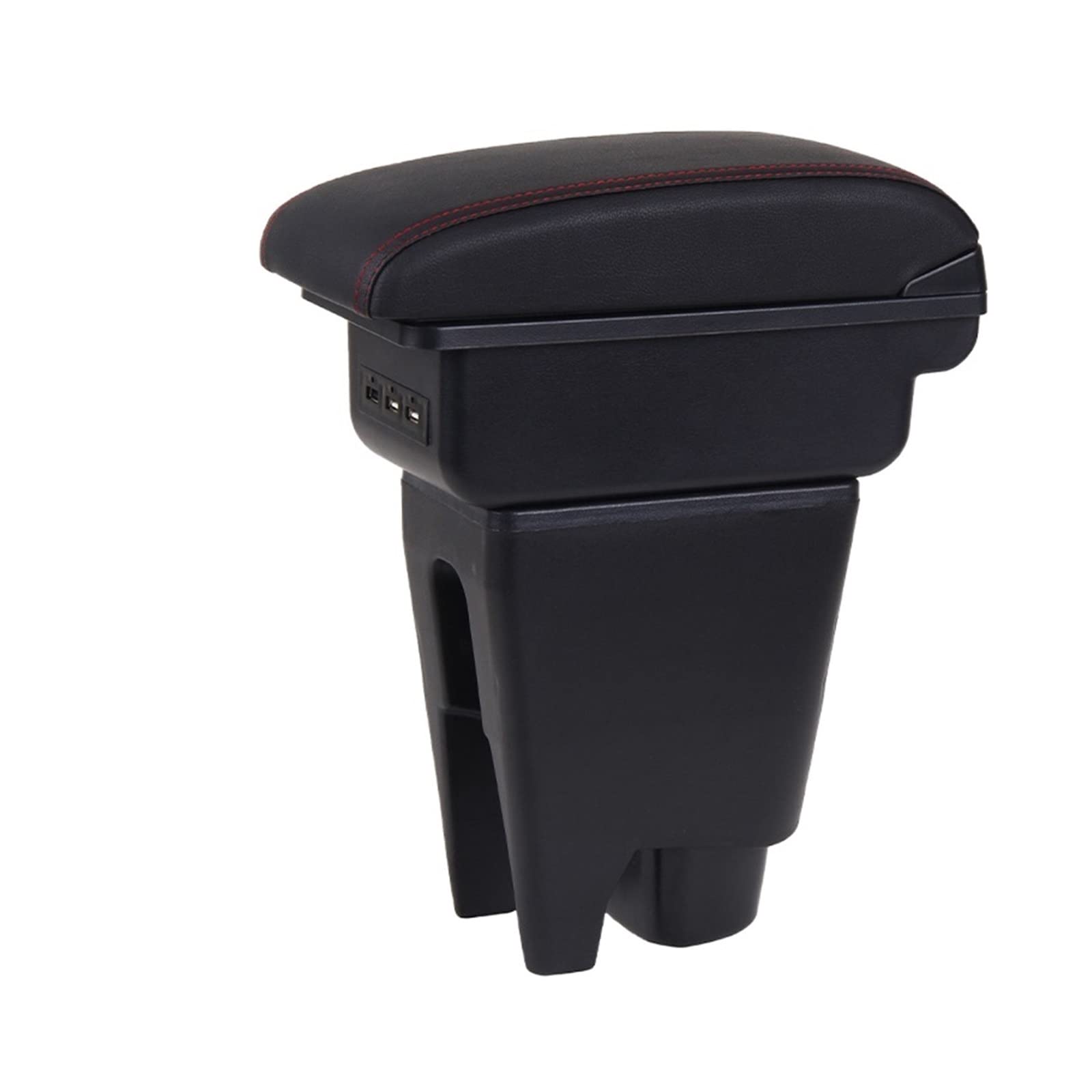 Baiqimv For Toyota For Aygo BJ Car Armrest Box Car Accessories Interior USB Charging Dual Layer Center Storage Box