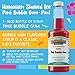 Hawaiian Shaved Ice Pink Bubble Gum Syrup - Nut Soy Dairy Free - Flavor Fluffy & Crunchy Snow Cones - Shelf Stable - Makes 8 Servings - 16 ounces