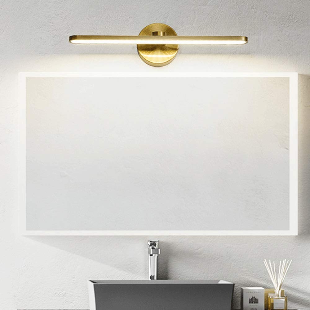 Led Luświatła Łazienka Lampa Ścienna, Luprzednie Światło Makijaż Oświetlenie Łazienka Ramka Zdjęcie Oświetlenie Latarnia Ścienna, Ciepły Biały 3000K, 30Cm