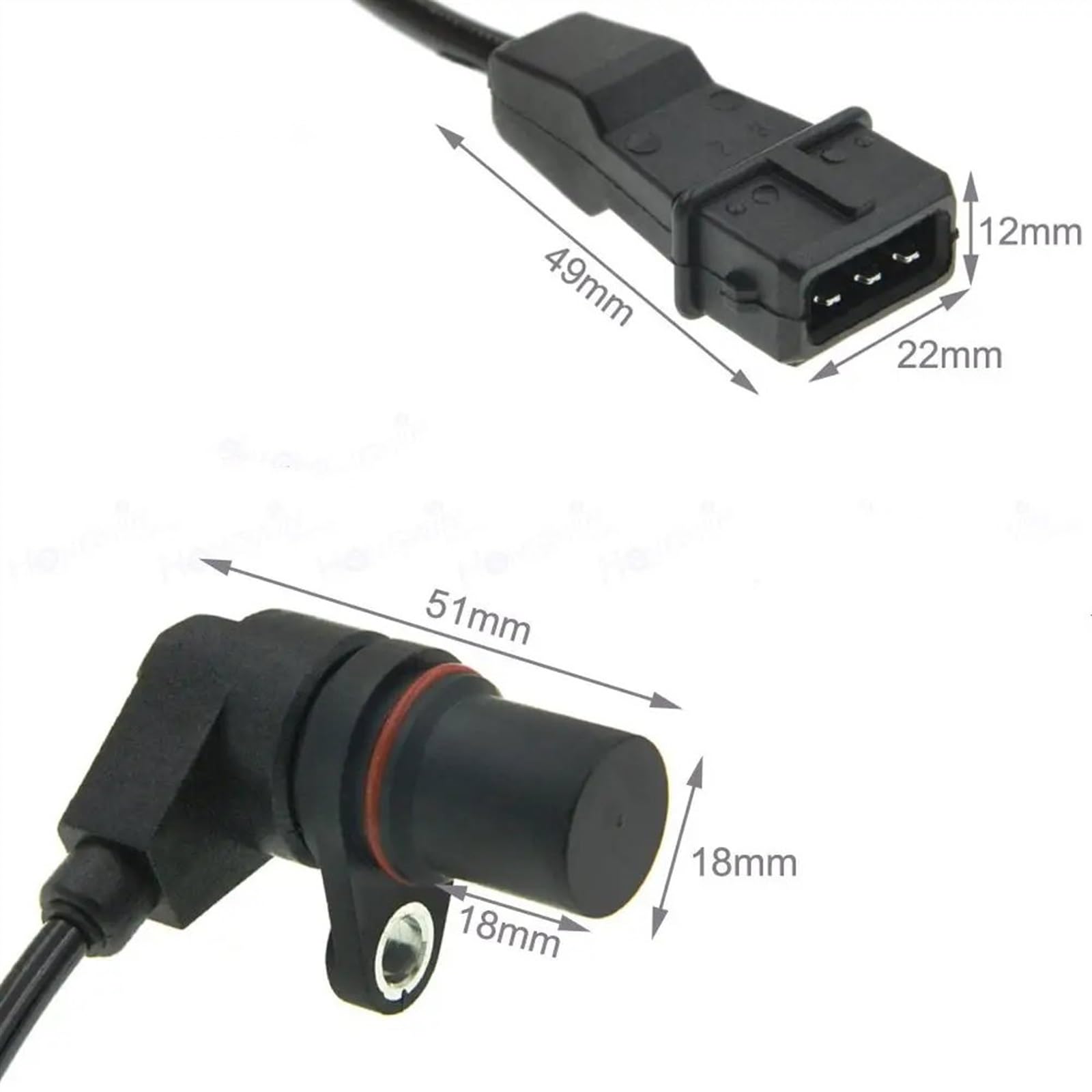 Sensor de posición del cigüeñal para Nubira Wagon Stufenheck (2003, 2004, 2005, 2006, 2007-2016) 10456515 96418382