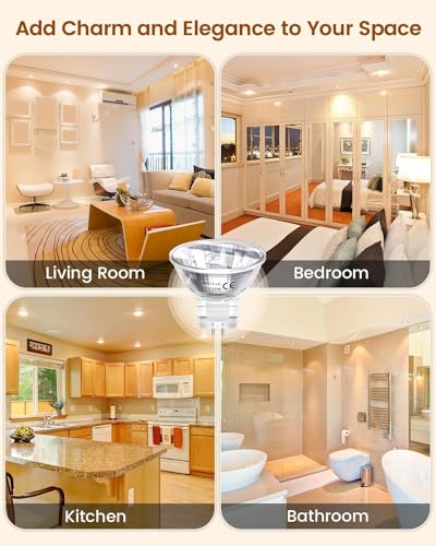DoRight 35W MR11 Halogen Light Bulbs 12V, Dimmable GU4 Bi-Pin Halogen Spot Lamp with Glass Cover - Image 2