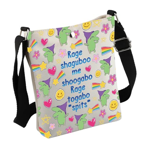 MNIGIU Smiling-F Cartoon Inspired Gift Glep Crossbody Bag Smiling-F Lover Gift Smiling-F Merch For Glep Fans