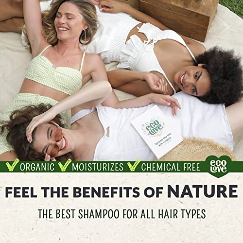 Ecolove - Natural Sulfate Free Shampoo For All Hair Types, Chemical Free, Vegan & Cruelty Free Shampoo, Organic Cucumber Extract, No Sls Or Parabens, 17.6 Oz #TOP2