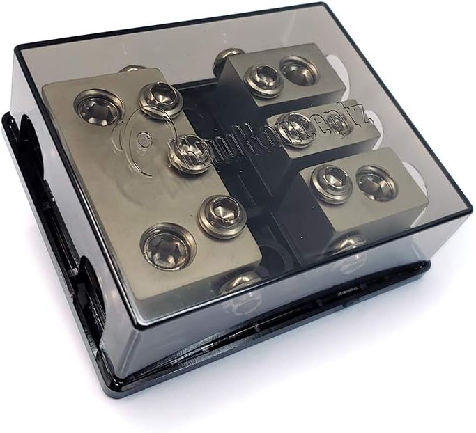 KnuKonceptz Bassik High Current 5 Way 0-4 Gauge Ground Distribution Block