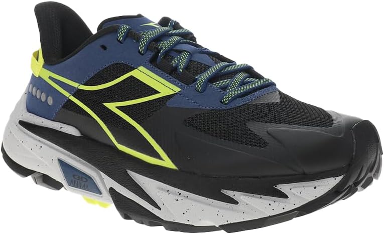 Diadora Mens Equipe Sestriere Xt Trail Running Sneakers Shoes - Black