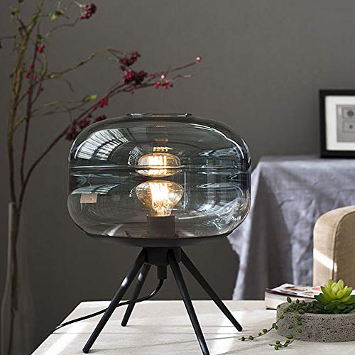 Lampe de table en verre anti-éblouissement avec variateur E27 - 4