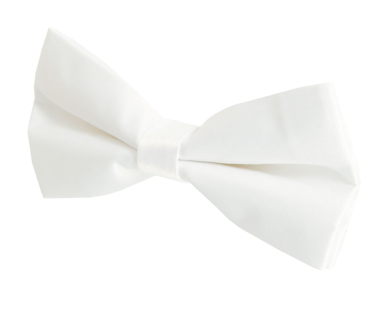 Dobell Mens White Bow Tie Pre-Tied