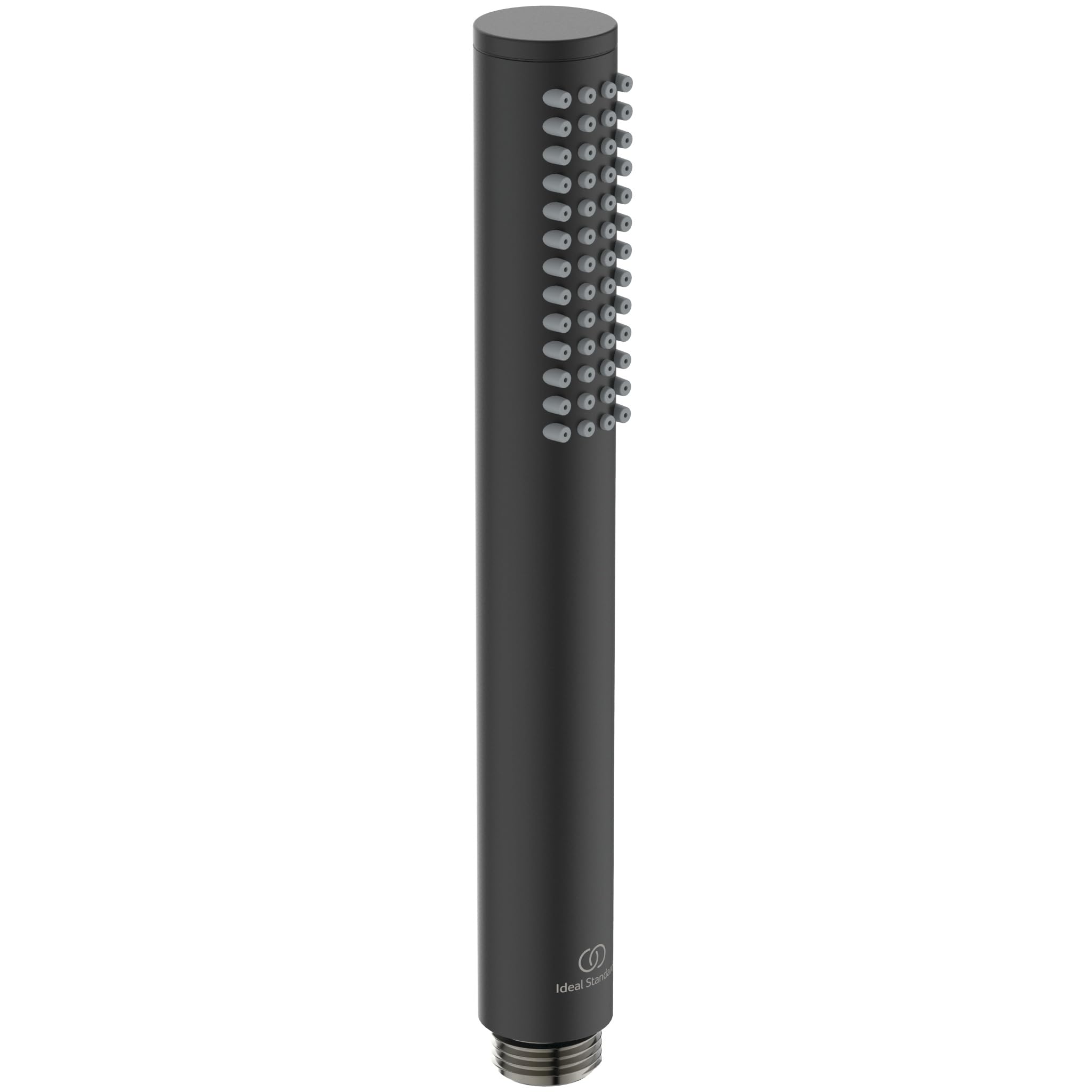 Ideal Standard – Idealrain Atelier Stabhandbrause, 1-Funktionhandbrause in Stick-Design, wassersparender Duschkopf, EasyClean-Düsen, Standard G1/2 Anschlussgewinde, Silk Black
