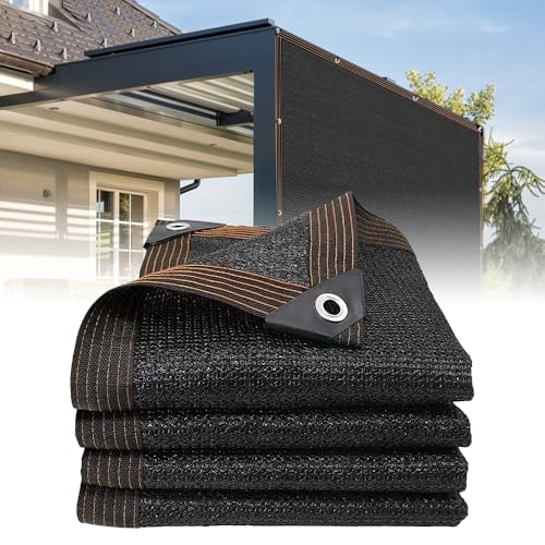 Riisoyu 2x3m Toldo Vela Rectangular, UV 80% Tasa de sombreado Toldos Exterior Terraza Malla de Malla Protección Rayos Transpirable, Permeable al Agua paraTerraza, Jardín, Balcón, Camping