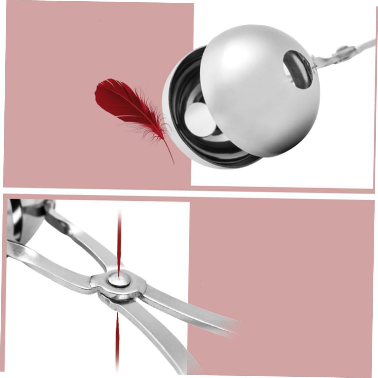 Unomor 3pcs Meatball Remover Meatball Maker Tool Diy Clip for Meat Rice Ball Kitchen Gadget Large for Melon Ball Cake