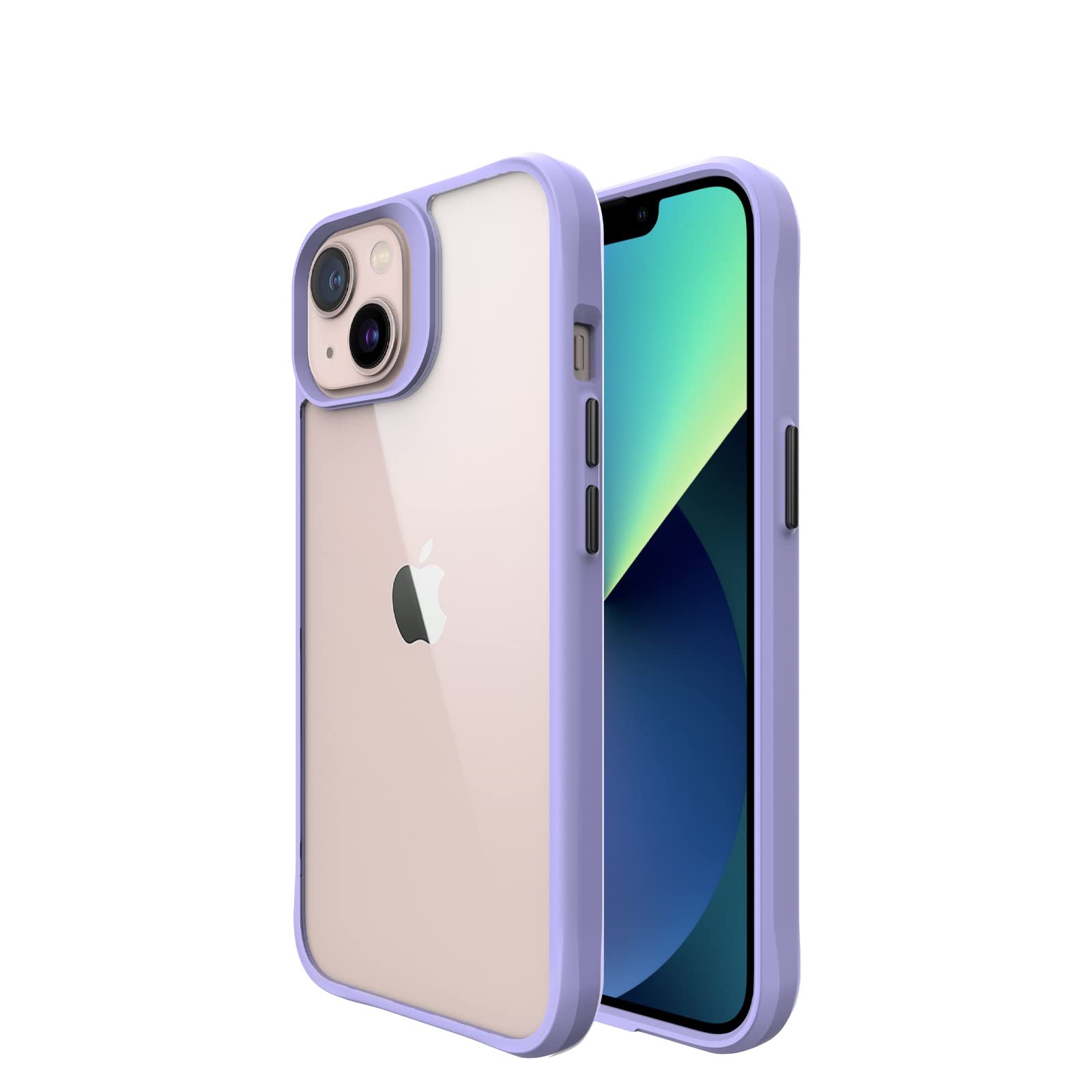 Nik case Knight Series Back Cover for iPhone 13 Mini (5.4") (TPU+Polycarbonate|Purple)