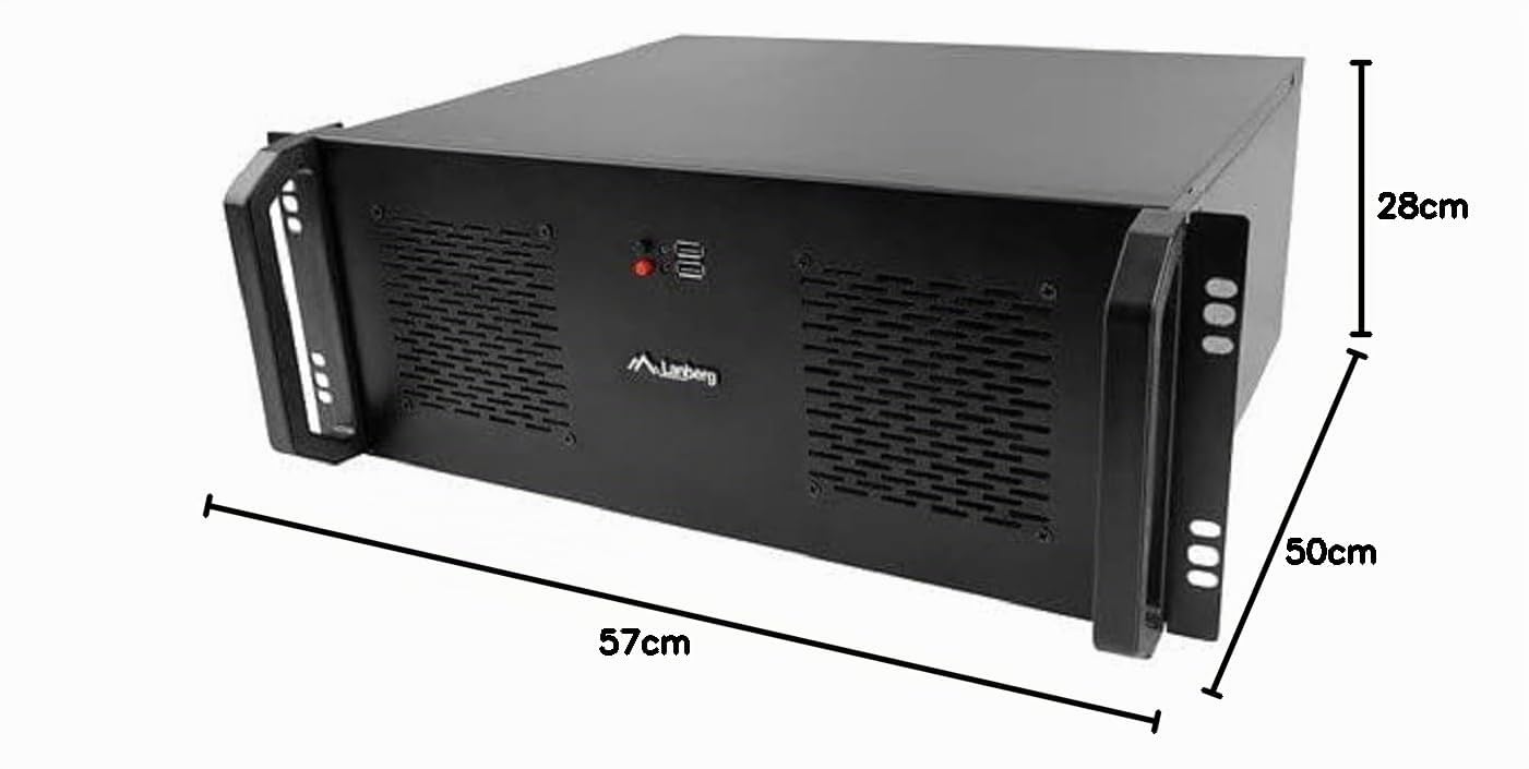 LANBERG Server Enclosure 19 4U ATX 350/10 SC01-3