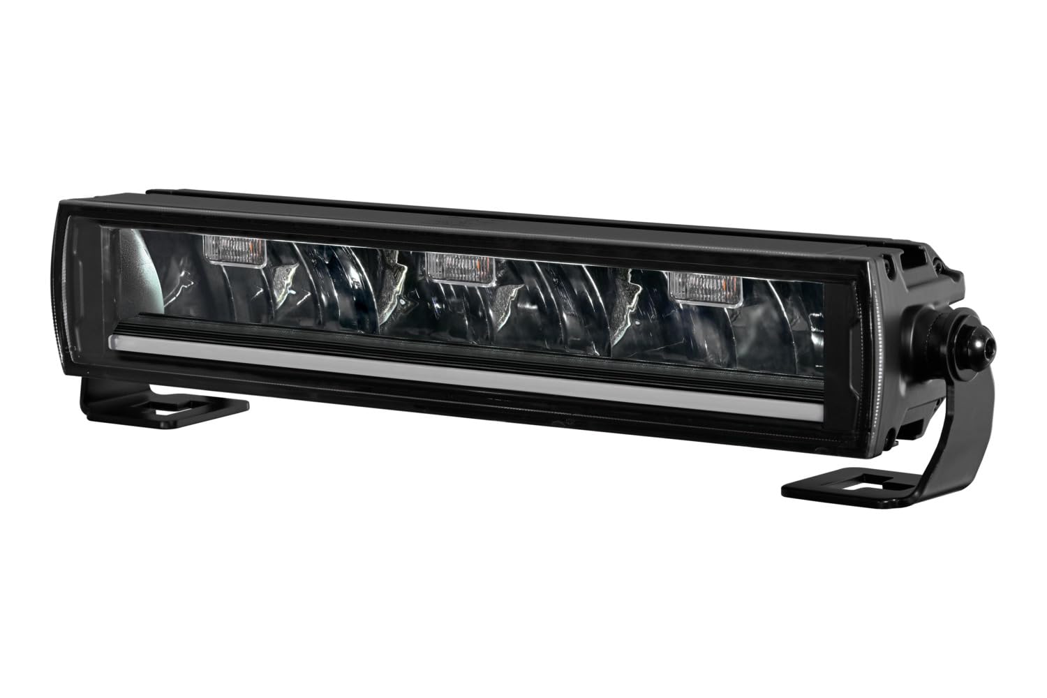HELLA VALUEFIT 1FE 357 666-021 LED-Lightbar - LBE 2 490-12/24V - 4600lm - slim - Reference number: 37.5 - ECE - Clear diffusing lens - white - Light colour: white/yellow (amber)